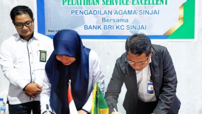 BRI Sinjai dan Pengadilan Agama Jalin Kerja Sama Pengelolaan Keuangan dan Pelatihan Layanan