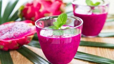 Minuman Pelepas Dahaga! Resep Jus Buah Naga yang Enak dan Mudah Sekali Dibuat!