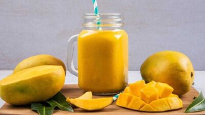 cara membuat jus mangga