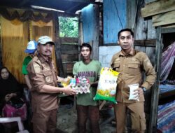Camat dan Lurah Tonrorita Tindak Lanjuti Kasus Warga Miskin Ekstrem dengan Bantuan Sembako