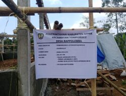 Warga Sebut AWI Pendamping Kecamatan sebagai Penyusun RAB Proyek Lapangan Rappolemba