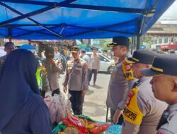 Serbu Pasar Minasamaupa! Polres Gowa Gelar Bazar Pangan Murah, Warga Antusias Berburu Sembako