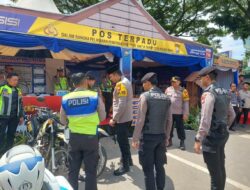 Jelang Puncak Mudik Lebaran, Kapolres Gowa Cek Pos Terpadu Ketupat di Pasar Minasamaupa