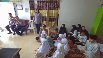 Penuh Berkah! Polres Gowa Salurkan Zakat Fitrah ke Panti Asuhan di Bulan Ramadan