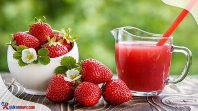 manfaat jus strawberry
