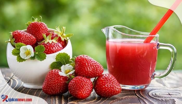 manfaat jus strawberry