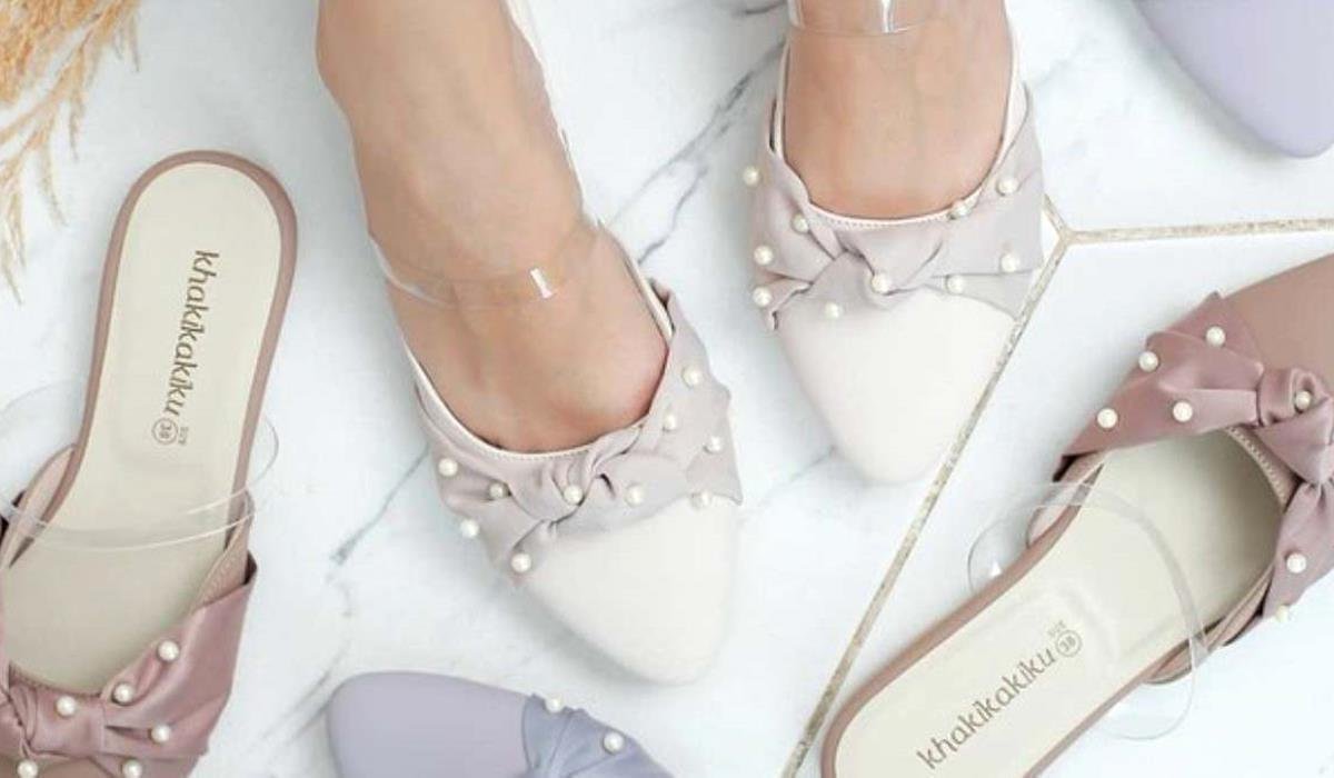 sepatu sandal wanita kekinian