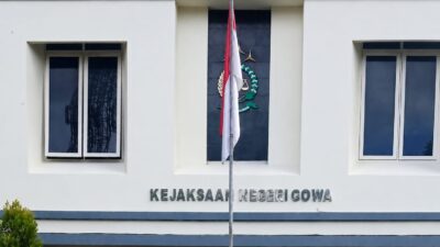 Kantor Kejaksaan Negeri Gowa. Ilustrasi pemberitaan penanganan dugaan Dana Desa Rappolemba. Foto: Ilustrasi/Syadir Ali